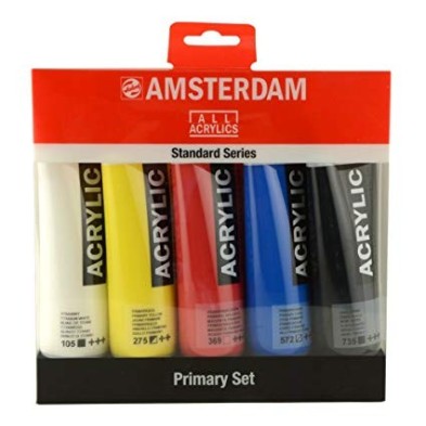 Material Bellas Artes - Pintura - Set Acrílico Amsterdam 5 colores (120 ml) | totenart.com
