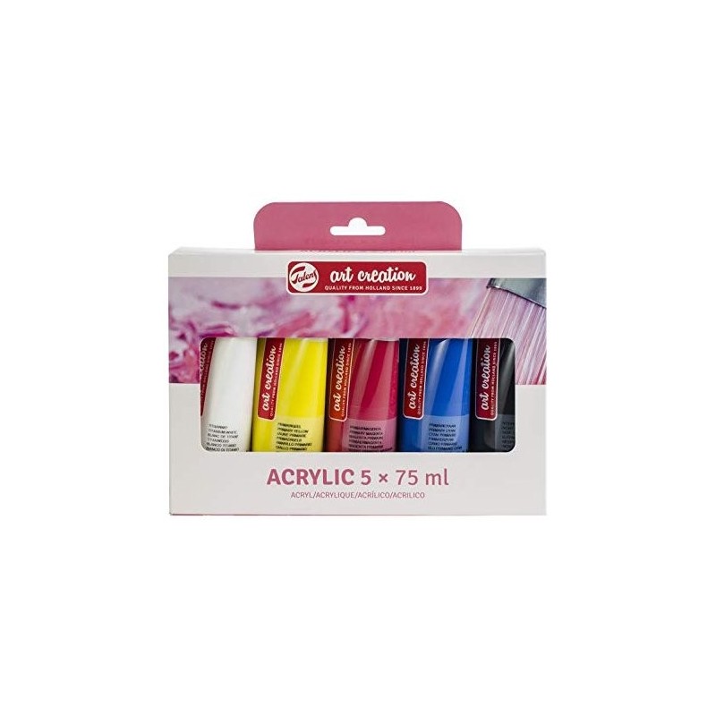 Material Bellas Artes - Pintura - Set Acrílico Art Creation 5 colores (75 ml) | totenart.com
