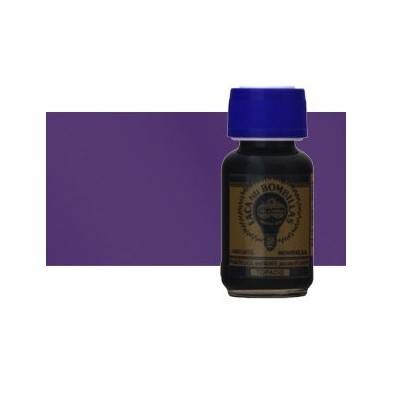 Material Bellas Artes –pintura- Laca bombillas violeta Mongay, 50 ml. | totenart.com