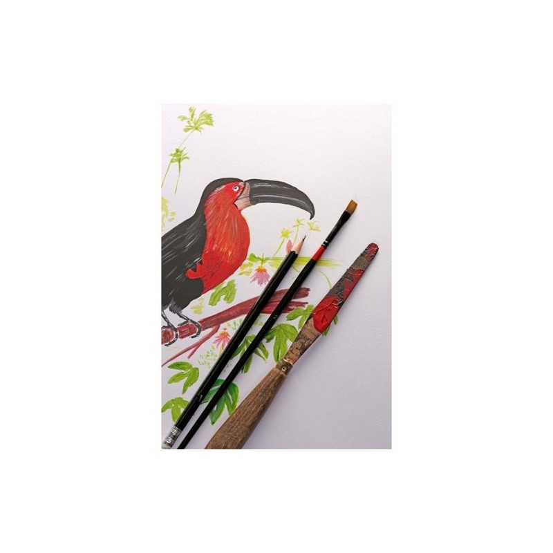 Material Bellas Artes – pintura-y-dibujo - Bloc Multi técnica Paint On A5, 250 gr. 40 h. Clairefontaine  | totenart.com