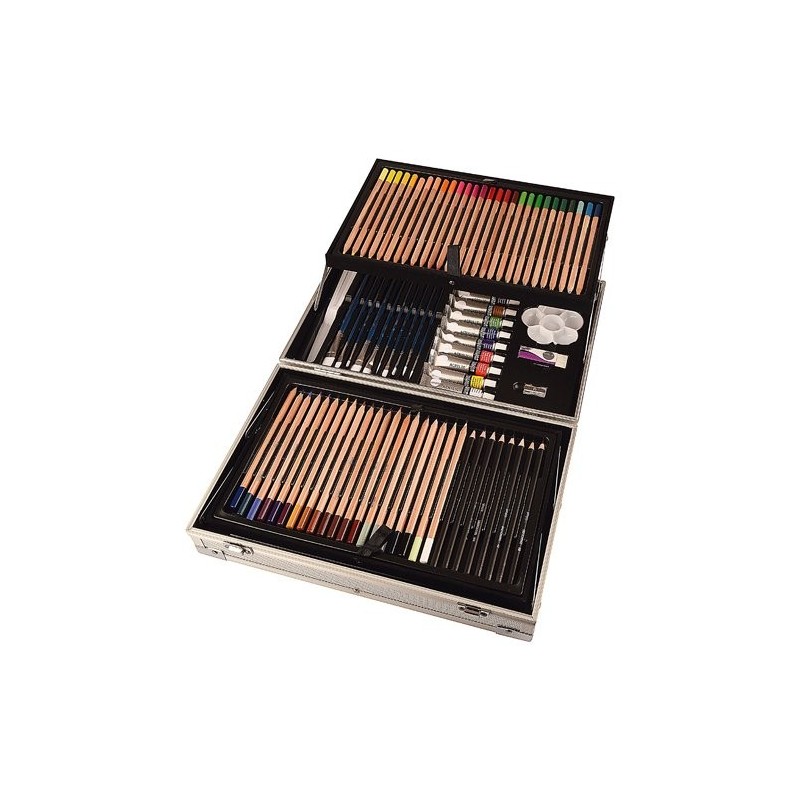 Material Bellas Artes - Pintura - Set completo 122 piezas, Simply, Daler Rowney | totenart.com
