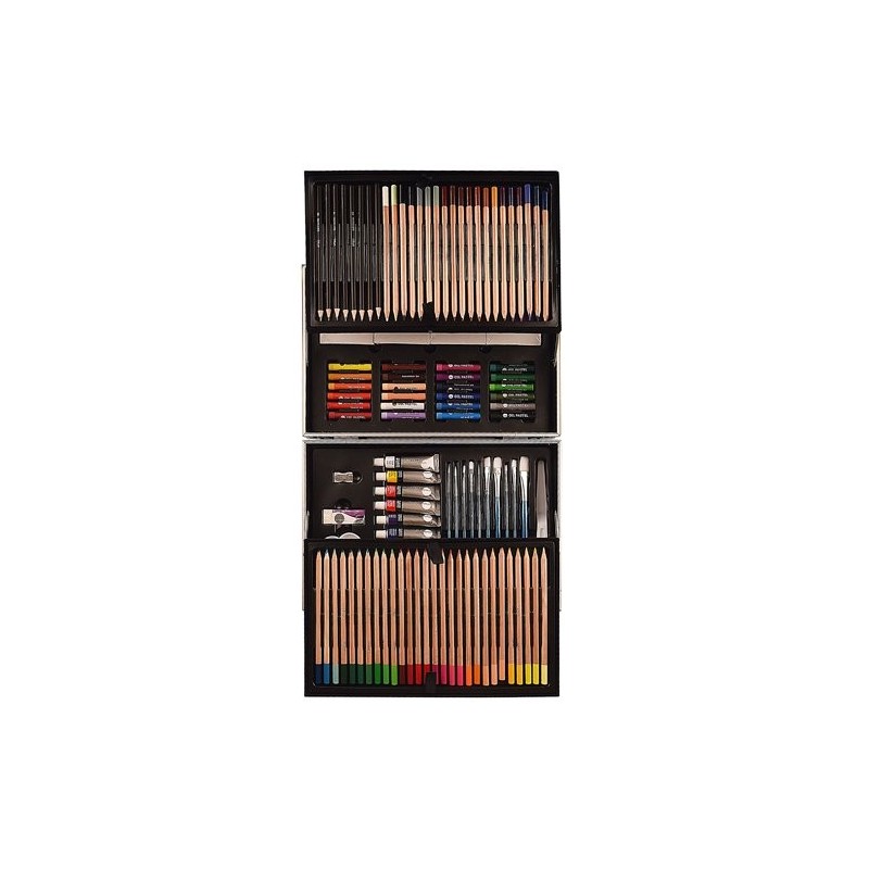 Material Bellas Artes - Pintura - Set completo 122 piezas, Simply, Daler Rowney | totenart.com