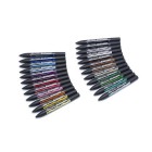 Material Bellas Artes - Pintura - Set 24 rotuladores doble punta Brushmarker Winsor & Newton | totenart.com