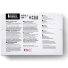 Material Bellas Artes - Pintura - Set Tintas Acrilicas Liquitex, 3 colores primarios, 30 ml + Pouring medium 118 ml. ** | totena