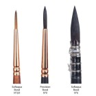 Material Bellas Artes - Pintura - Set 3 pinceles de viaje Raphael con estuche imitación cuero | totenart.com