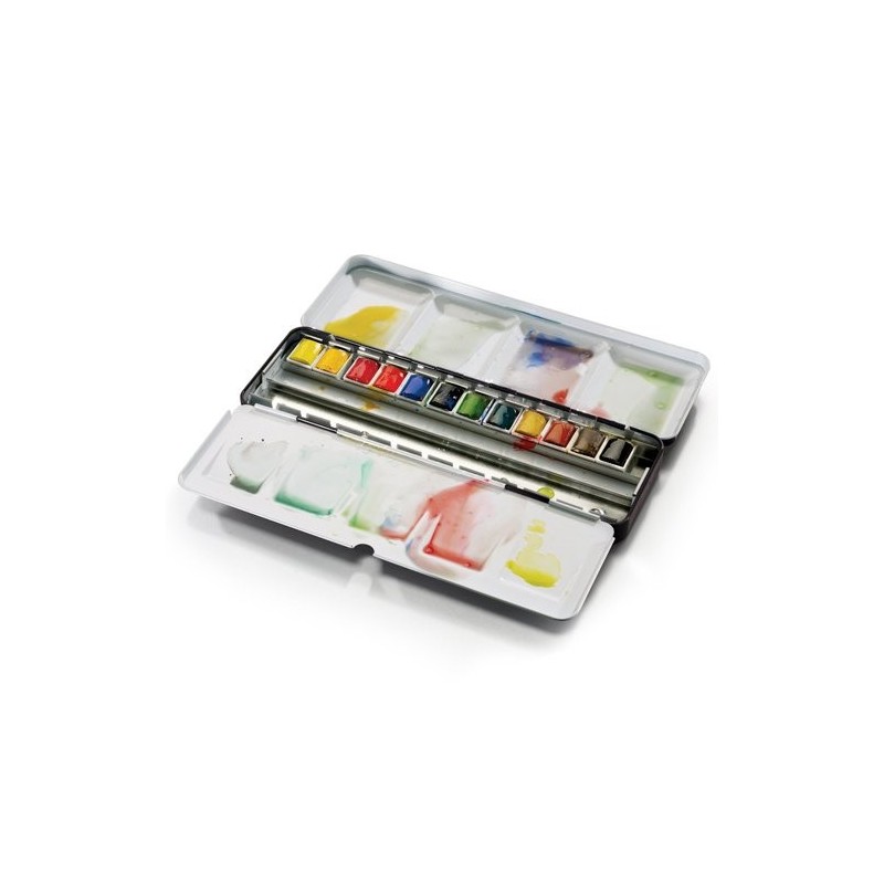 Material Bellas Artes - Pintura - Caja con 12 acuarelas Artist 1/2 godet | totenart.com