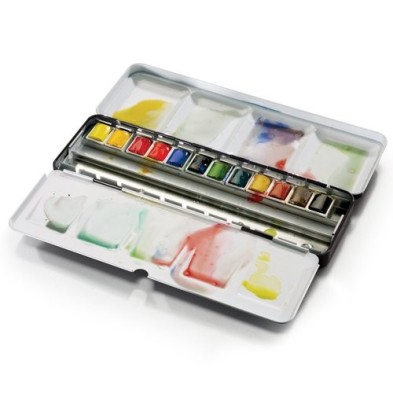 Material Bellas Artes - Pintura - Caja con 12 acuarelas Artist 1/2 godet | totenart.com