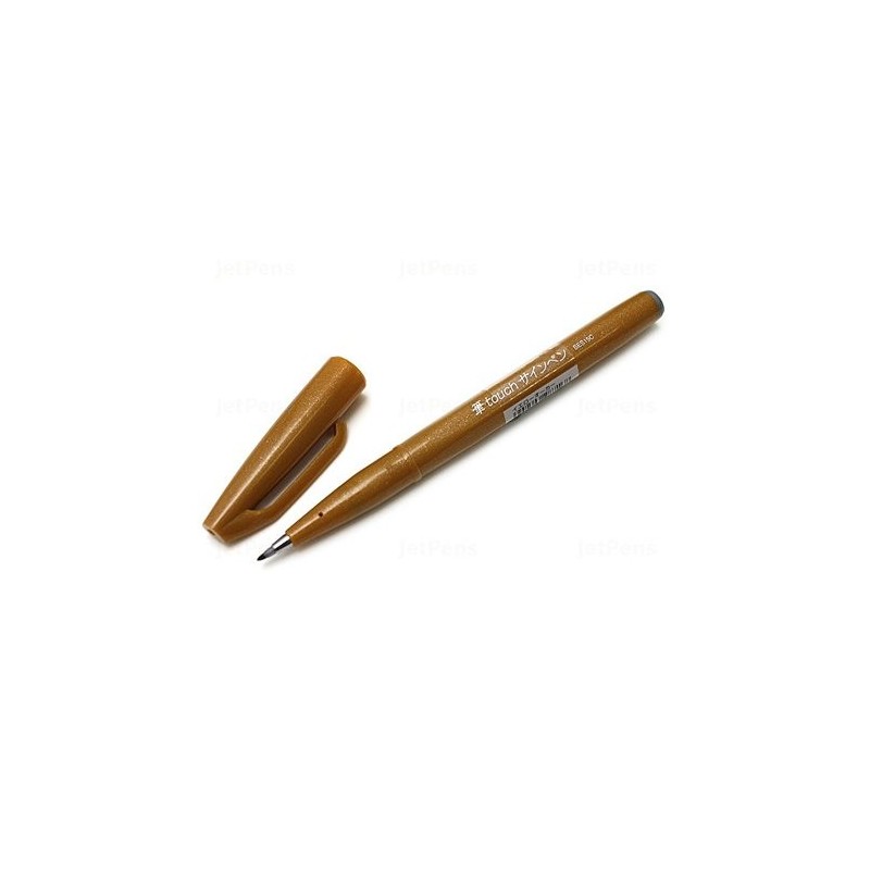 Material Bellas Artes - Pintura - Rotulador Pincel Pentel Touch, Ocre Amarillo | totenart.com