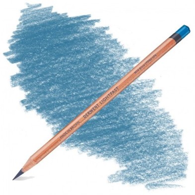 Material Bellas Artes – pintura-y-dibujo - Lápiz al óleo Azul Medio 70% Lightfast Derwent | totenart.com