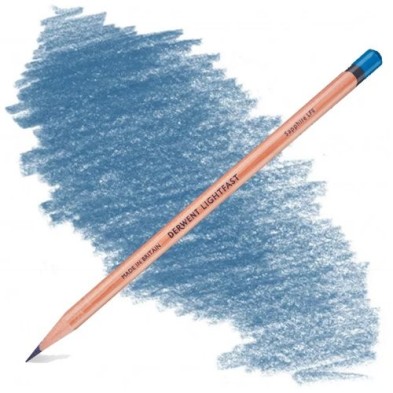 Material Bellas Artes – pintura-y-dibujo - Lápiz al óleo Azul Zafiro Lightfast Derwent | totenart.com