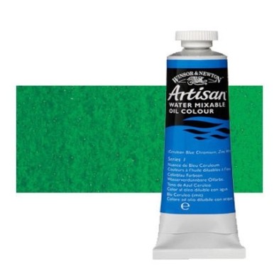 Material Bellas Artes - Pintura - Óleo al agua Winsor & Newton Artisan color verde ftalo sombra amarilla (37 ml) S.1 | totenart.