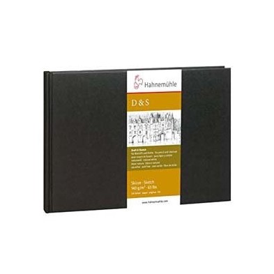 Material Bellas Artes - dibujo - - Libro de Bosquejo D&S tapa negra, 140gr, 12\'5 x 9 cm P, 30 h | totenart.com