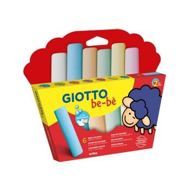 Material Bellas Artes - Pintura - Giotto Be-Bè: Set 6 tizas de colores  | totenart.com