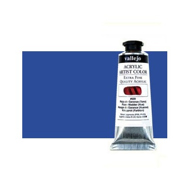 Material Bellas Artes - Pintura - Acrílico Vallejo Artist n. 622 color azul fluorescente (60 ml) | totenart.com
