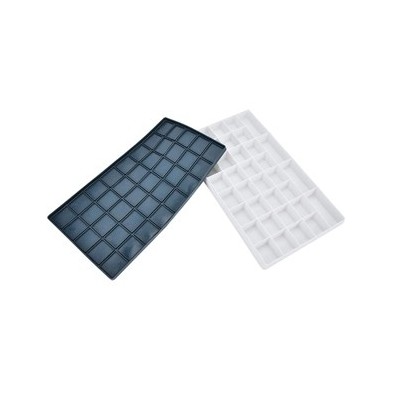 Material Bellas Artes - Pintura - Caja paleta pintura con compartimentos y tapa silicona (16x28 cm). | totenart.com