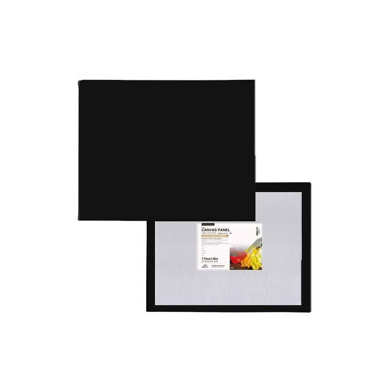 Material Bellas Artes - Pintura - Tablilla entelada negra con preparación universal (30x30 cm) | totenart.com