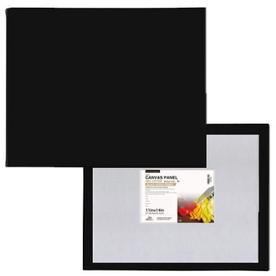 Material Bellas Artes - Pintura - Tablilla entelada negra con preparación universal (30x30 cm) | totenart.com