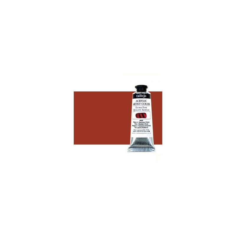 Material Bellas Artes - Pintura - Acrílico Vallejo Artist n. 425 color transóxido rojo (60 ml) | totenart.com