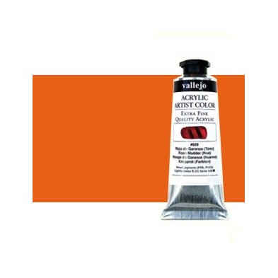 Material Bellas Artes - Pintura - Acrílico Vallejo Artist n. 618 color naranja fluorescente (60 ml) | totenart.com