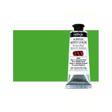 Material Bellas Artes - Pintura - Acrílico Vallejo Artist n. 623 color verde fluorescente (60 ml) | totenart.com