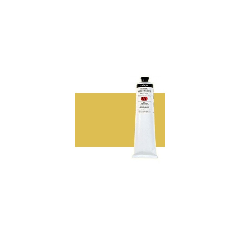 Material Bellas Artes - Pintura - Acrílico Vallejo Artist n. 424 color transóxido amarillo (200 ml) | totenart.com