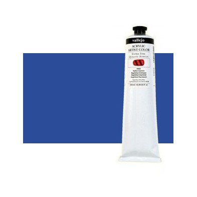 Material Bellas Artes - Pintura - Acrílico Vallejo Artist n. 622 color azul fluorescente (200 ml) | totenart.com