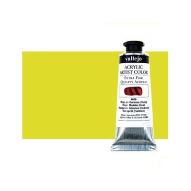 Material Bellas Artes - Pintura - Acrílico Vallejo Artist n. 616 color amarillo fluorescente (60 ml) | totenart.com