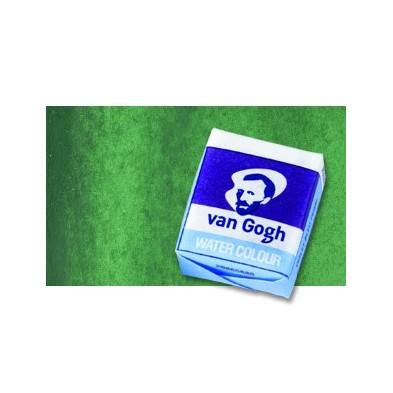 Material Bellas Artes - Pintura - Acuarela Van Gogh en pastilla color verde permanente, 662 | totenart.com