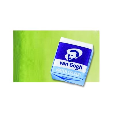 Material Bellas Artes - Pintura - Acuarela Van Gogh en pastilla color verde amarillo permanente, 633 | totenart.com