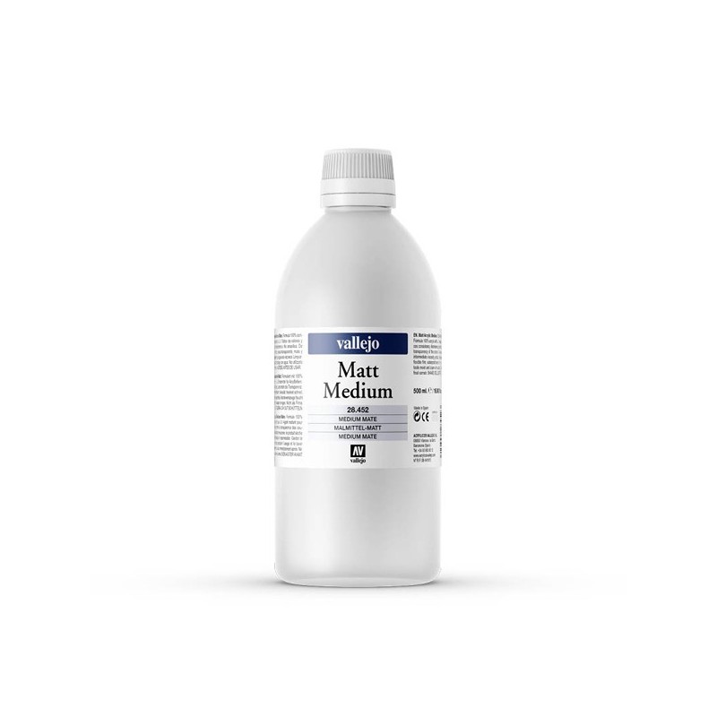 Material Bellas Artes - Pintura - Medium acrilico Mate Vallejo, 500 ml.  | totenart.com