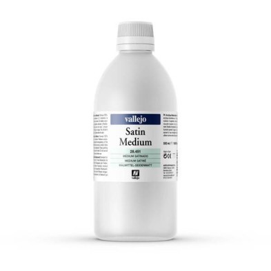 Material Bellas Artes - Pintura - Medium acrilico Satinado Vallejo, 500 ml.  | totenart.com