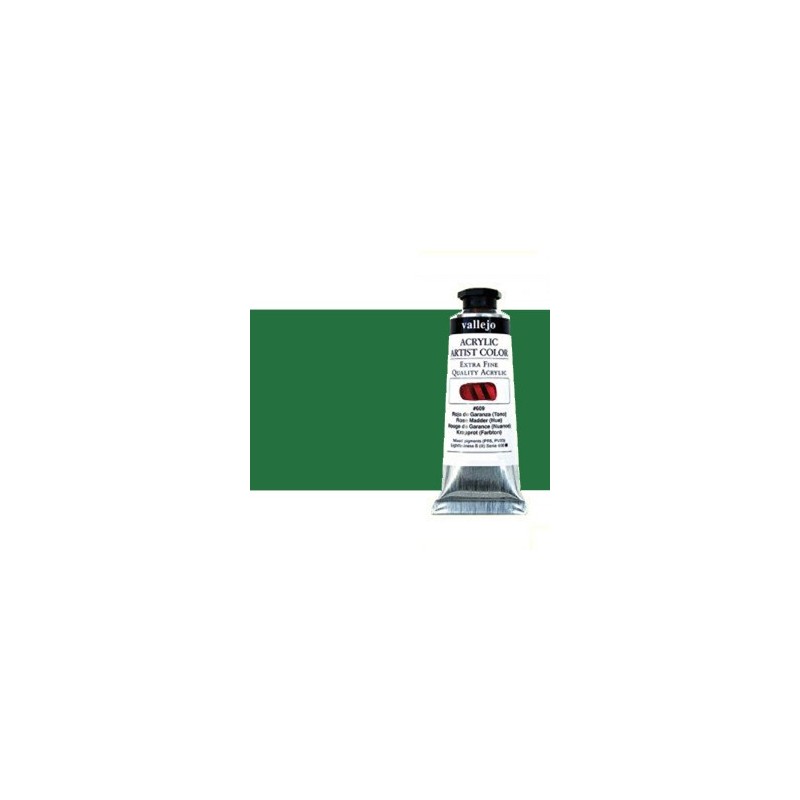 Material Bellas Artes - Pintura - Acrílico Vallejo Artist n. 825 color verde cobalto (60 ml) | totenart.com