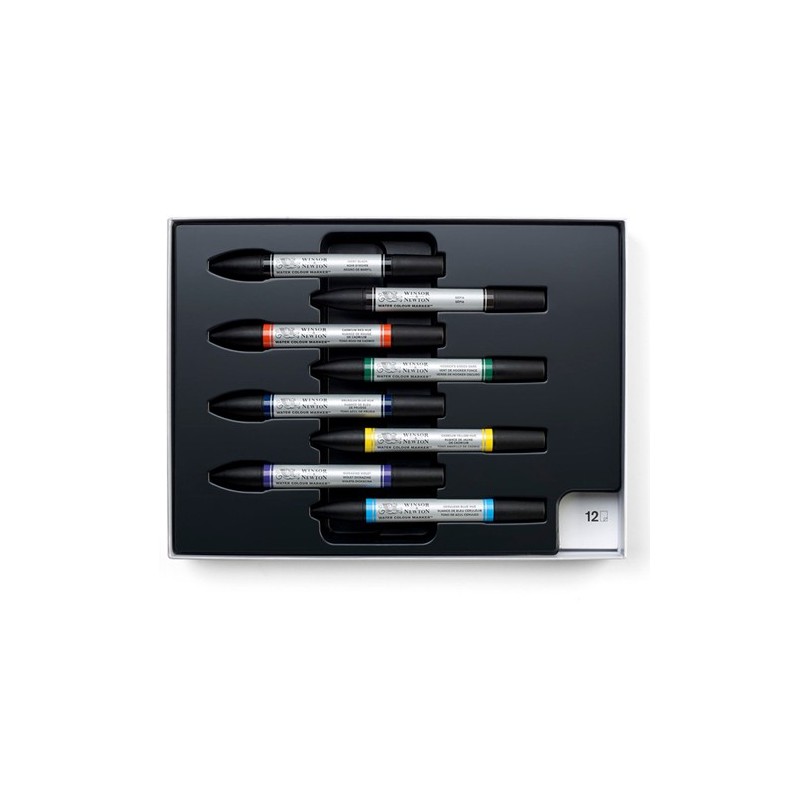 Material Bellas Artes - Pintura - Set de regalo 8 Rotuladores Acuarela + Bloc, Winsor & Newton ** | totenart.com