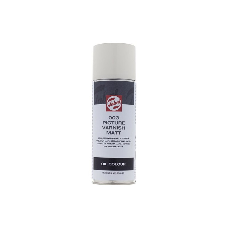 Material Bellas Artes – pintura- Barniz mate Talens en spray para óleo (400 ml) | totenart.com