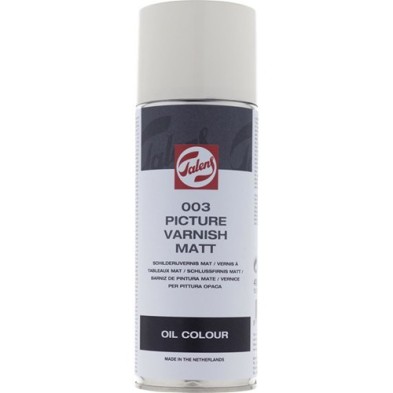 Material Bellas Artes – pintura- Barniz mate Talens en spray para óleo (400 ml) | totenart.com