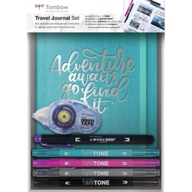 Material Bellas Artes - Pintura - Kit para diario de viaje, TwinTone Tombow | totenart.com