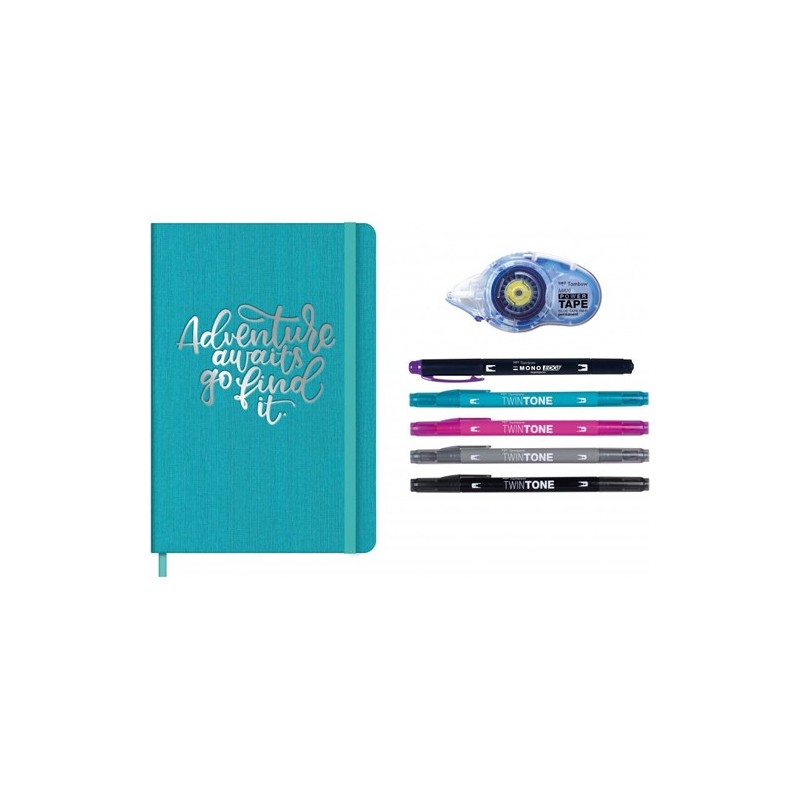 Material Bellas Artes - Pintura - Kit para diario de viaje, TwinTone Tombow | totenart.com