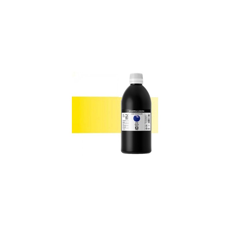 Material Bellas Artes - Pintura - Acuarela Liquida Vallejo n. 160 Amarillo Primario, 500 ml. | totenart.com