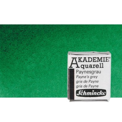 Material Bellas Artes - Pintura - Acuarela Schmincke Akademie, Verde Permanente 553, 1/2 Godet. * | totenart.com