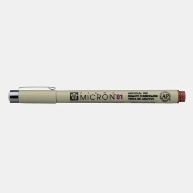 \nMaterial Bellas Artes - Pintura - Rotulador Pigma Micron Sakura 01, 0.25 mm. Marron N. 12 | totenart.com