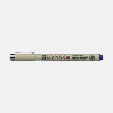 \nMaterial Bellas Artes - Pintura - Rotulador Pigma Micron Sakura 05, 0.45 mm. Violeta N. 24 | totenart.com