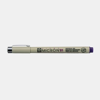 \nMaterial Bellas Artes - Pintura - Rotulador Pigma Micron Sakura 01, 0.25 mm. Violeta N. 24 | totenart.com