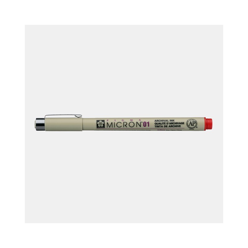 \nMaterial Bellas Artes - Pintura - Rotulador Pigma Micron Sakura 01, 0.25 mm. Rojo N. 19 | totenart.com