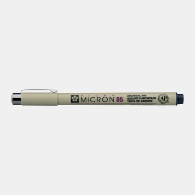 \nMaterial Bellas Artes - Pintura - Rotulador Pigma Micron Sakura 05, 0.45 mm. Negro Azulado N. 243 | totenart.com