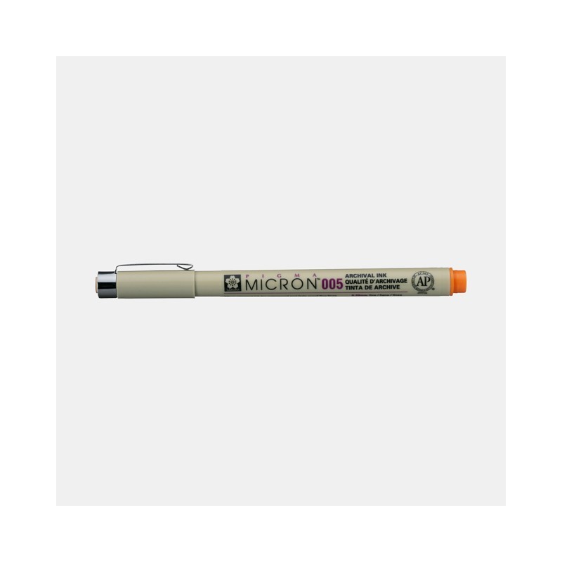 \nMaterial Bellas Artes - Pintura - Rotulador Pigma Micron Sakura 005, 0.20 mm. Naranja N. 5 | totenart.com