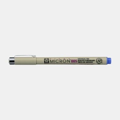 \nMaterial Bellas Artes - Pintura - Rotulador Pigma Micron Sakura 005, 0.20 mm. Azul N. 36 | totenart.com