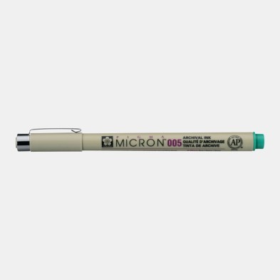 \nMaterial Bellas Artes - Pintura - Rotulador Pigma Micron Sakura 005, 0.20 mm. Verde N. 29 | totenart.com
