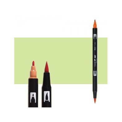 Material Bellas Artes-Dibujo-Rotulador Tombow Chartreuse doble punta pincel 