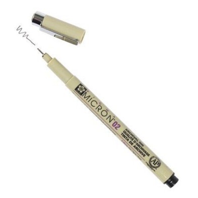 Rotulador negro Pigma Micron Sakura 02, 0.30 mm. - totenart.com