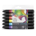 Material Bellas Artes - Pintura - Set 12 Rotuladores acuarela Promarker Winsor & Newton, tonos básicos | totenart.com